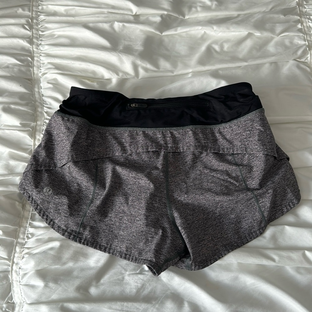 Gray and black Lululemon short